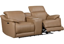  brown loveseat   