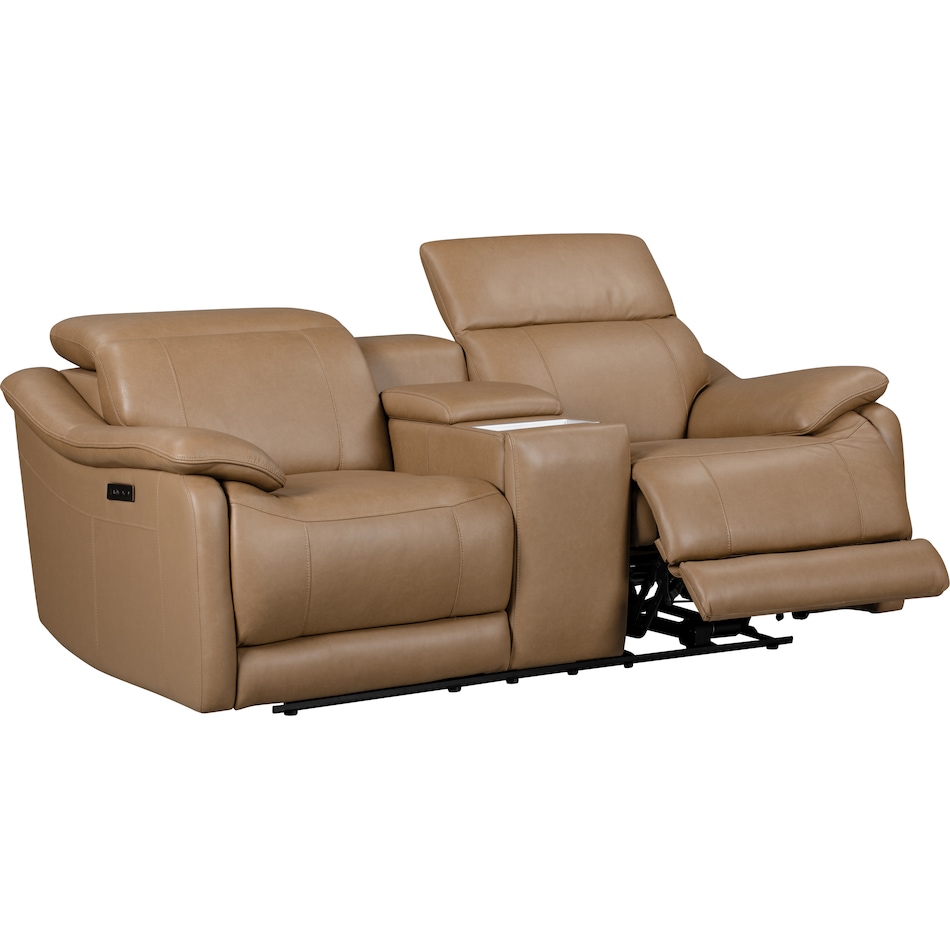  brown loveseat   