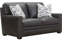  brown loveseat   