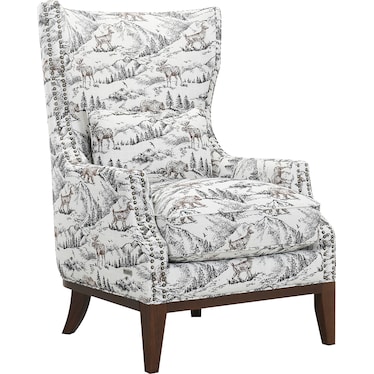 Frontier Accent Chair & Ottoman