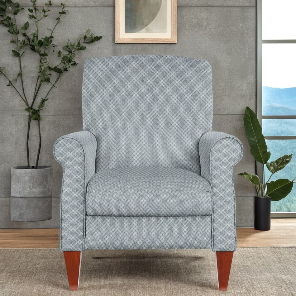  blue recliner   