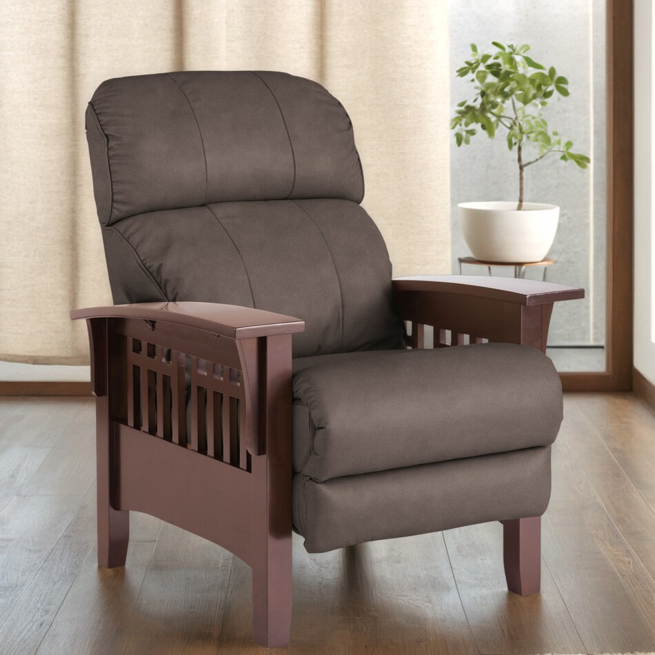 brown recliner   