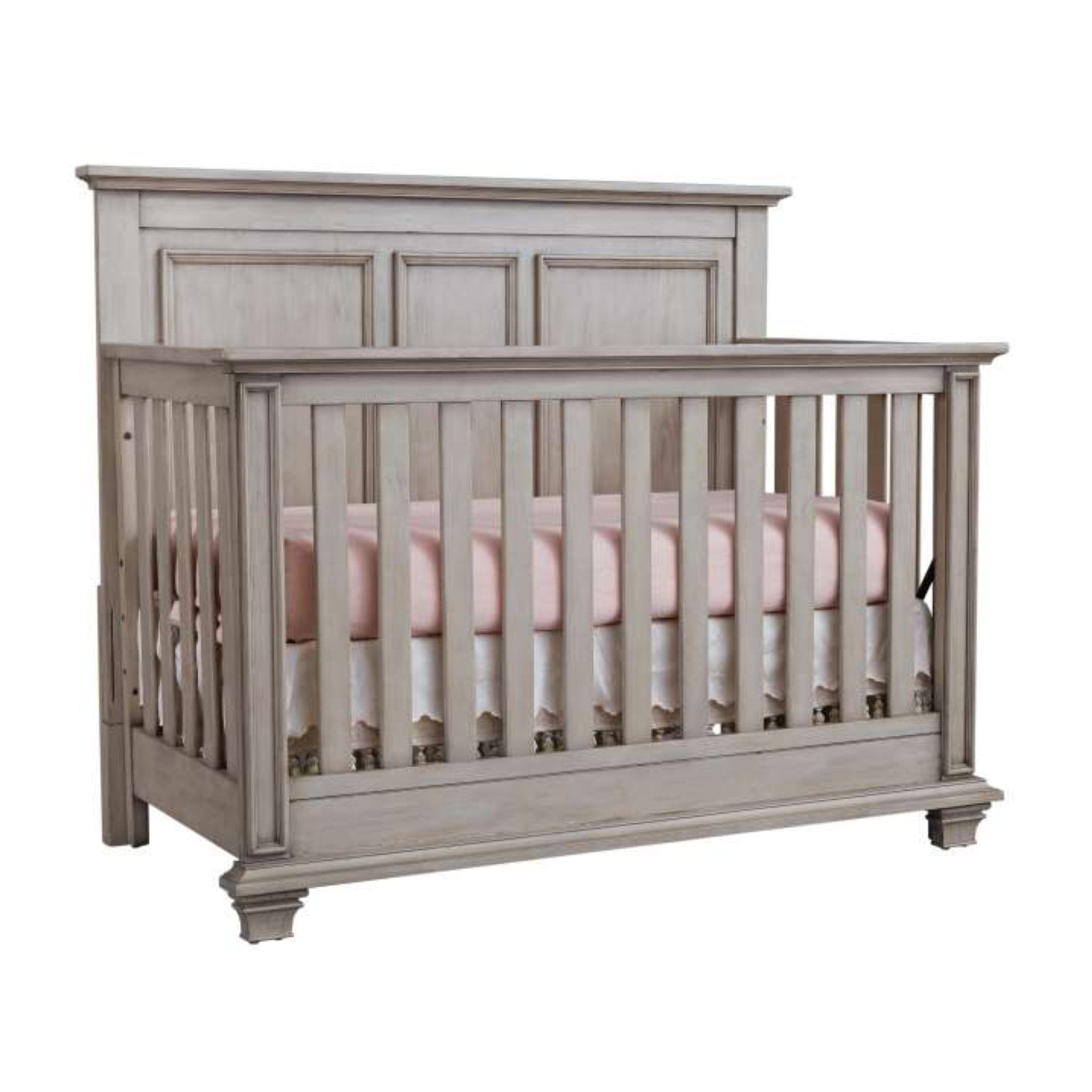 Crib with headboard best sale