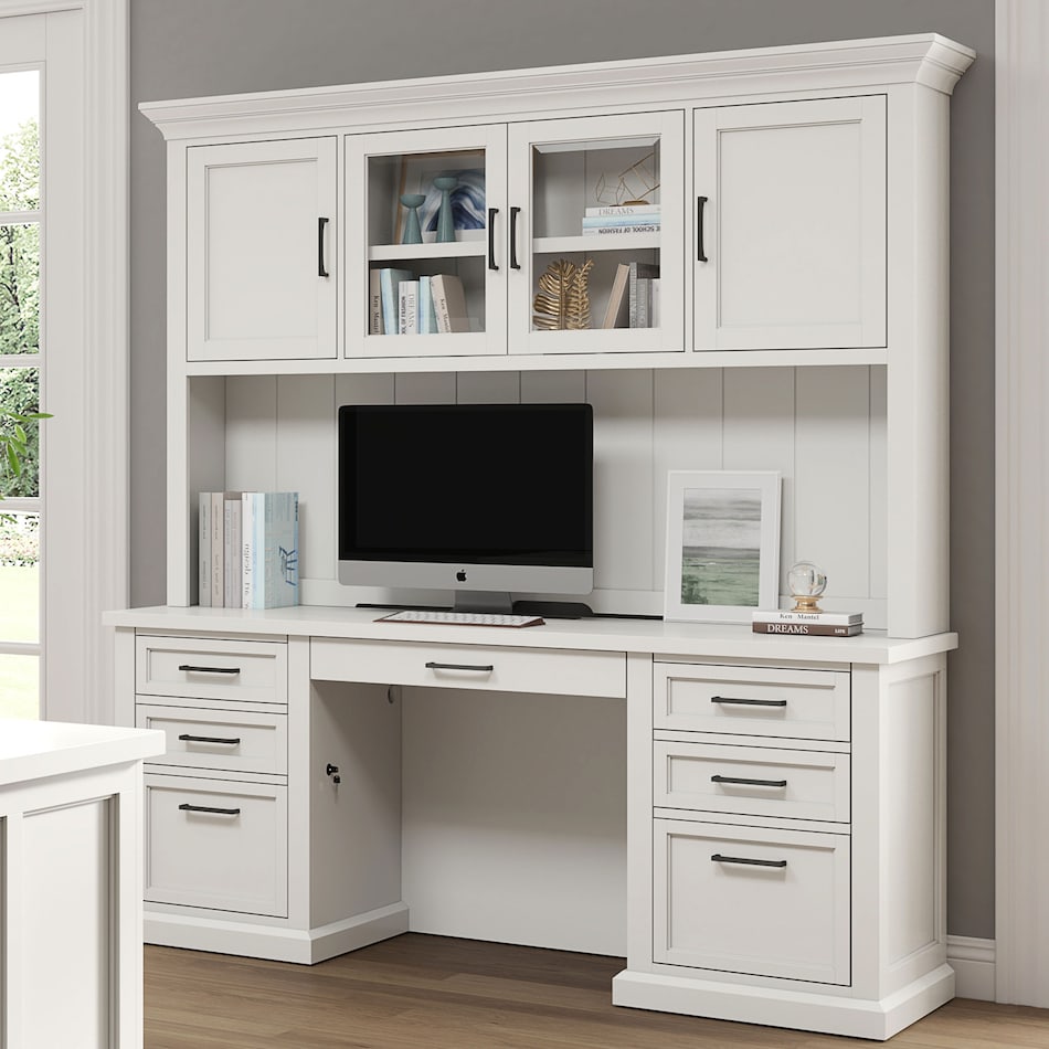  white home office   