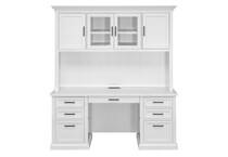  white home office   