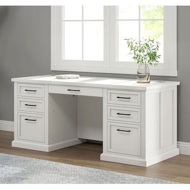 Abby Double Pedestal Desk