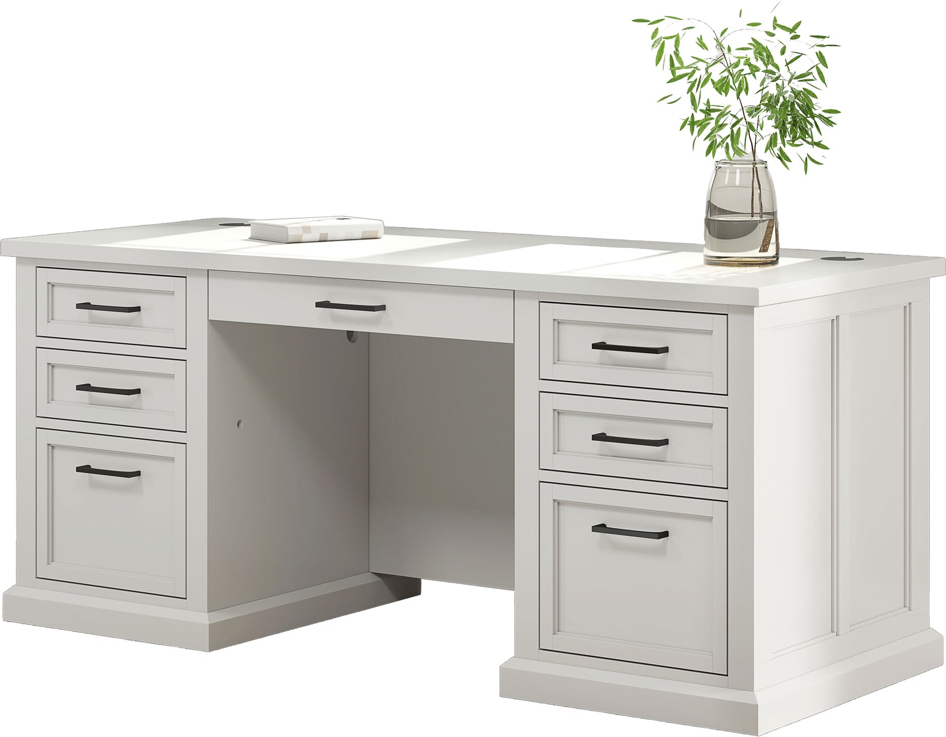 Abby Double Pedestal Desk