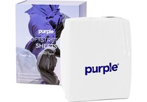 SoftStretch Queen True White Sheet Set