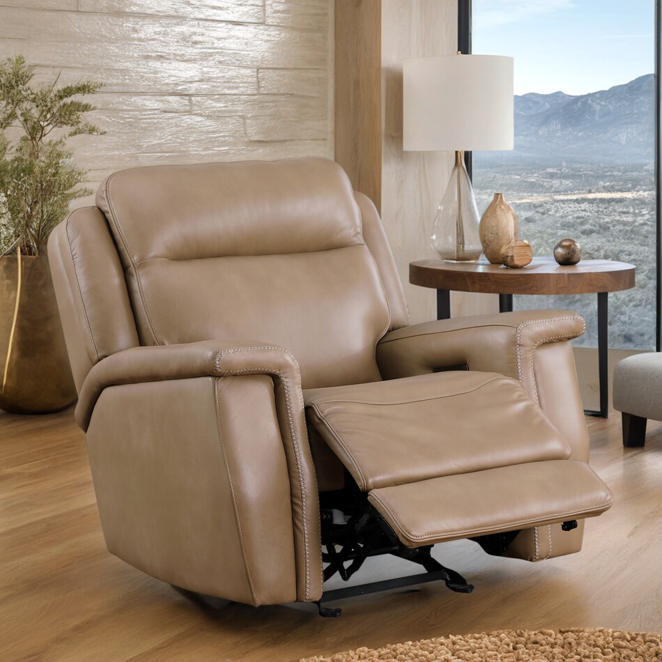  beige recliner   