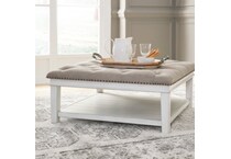 white occasional tables all   