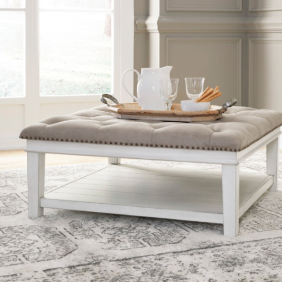  white occasional tables all   