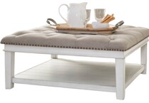  white occasional tables all   