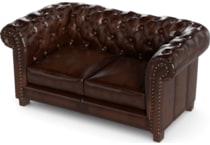  brown loveseat   