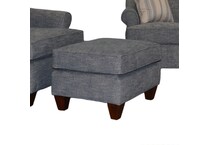  blue ottoman   