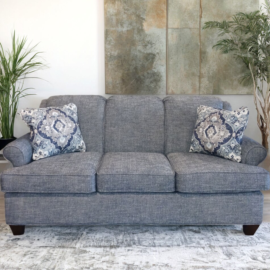  blue sofa   