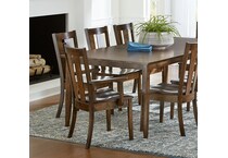 brown dining room   