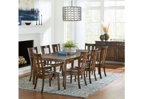  brown dining room   
