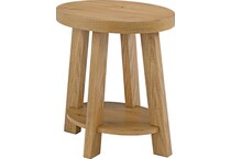  brown occasional tables all   