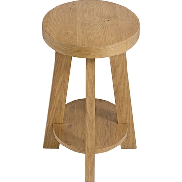 Boho Oval End Table
