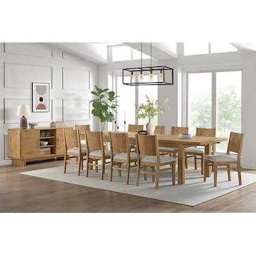 Boho Dining 11 Piece Dining Set