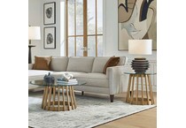  brown occasional tables all   