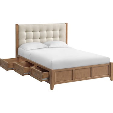 McKenzie King Upholstered Storage Bed