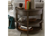  brown occasional tables all   