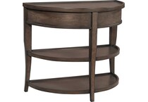  brown occasional tables all   
