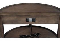  brown occasional tables all   