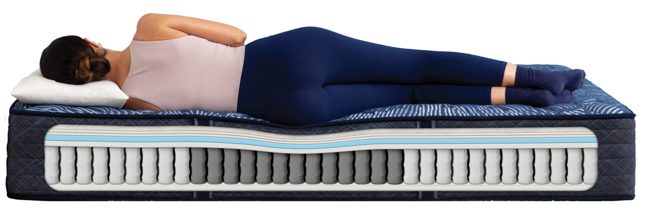 Perfect Sleeper Cobalt Calm Extra Firm Split King Mattress