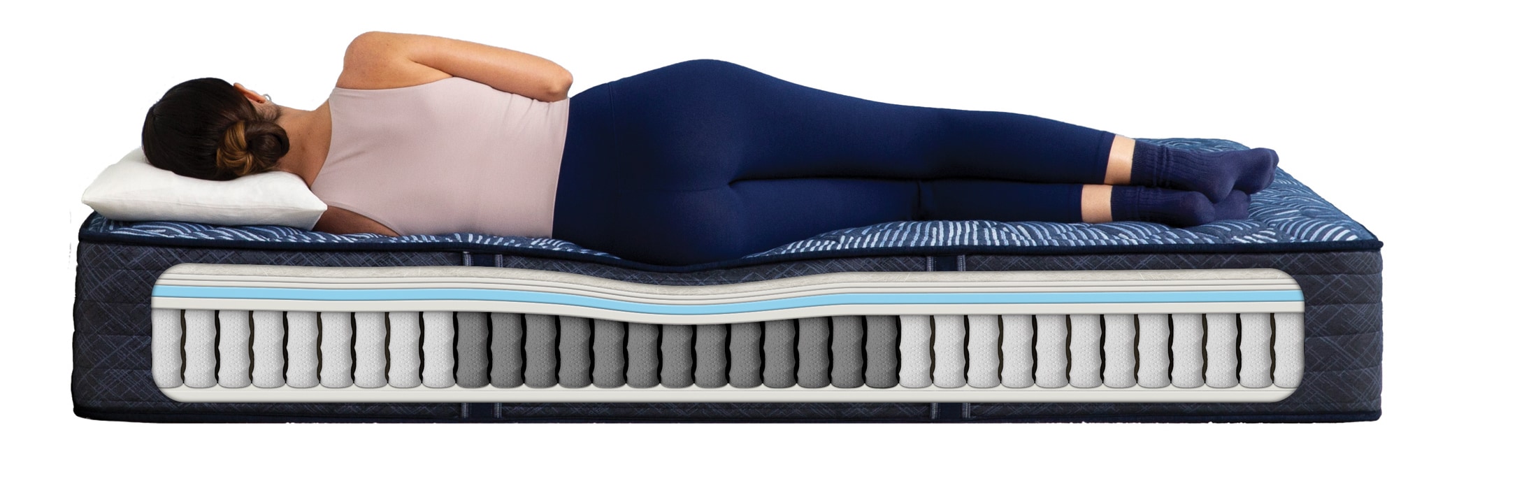 Perfect Sleeper Cobalt Calm Extra Firm Full Mattress