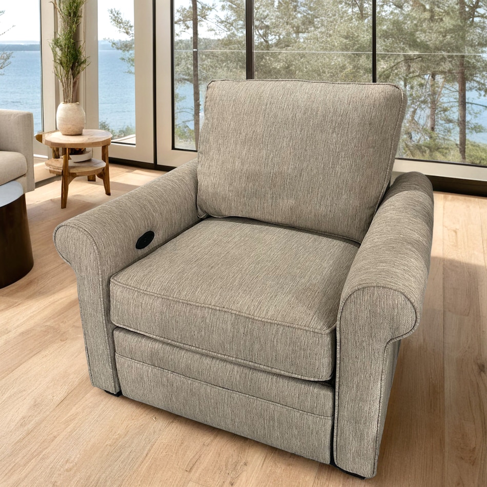  gray recliner   