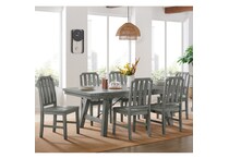  gray dining room   