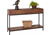  brown occasional tables all   