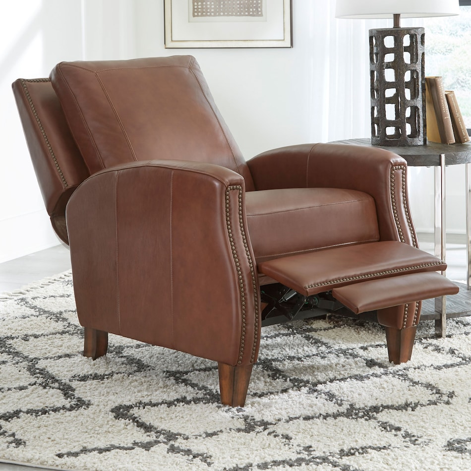  brown recliner   