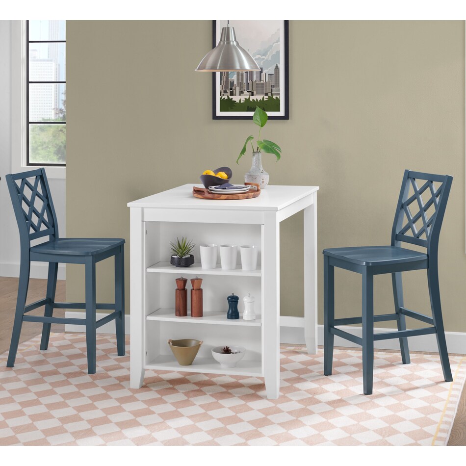  blue pub   bar units   stools   