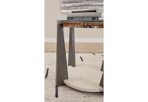  brown occasional tables all   