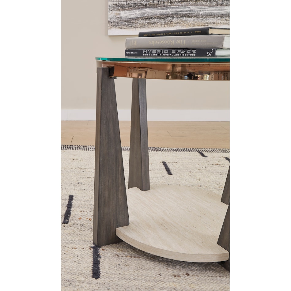  brown occasional tables all   