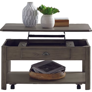 Lakeland Oak Lift Top Cocktail Table