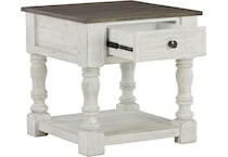  white occasional tables all   