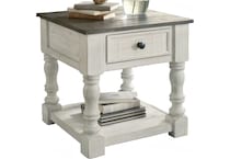  white occasional tables all   