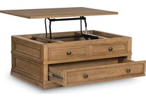  brown occasional tables all   