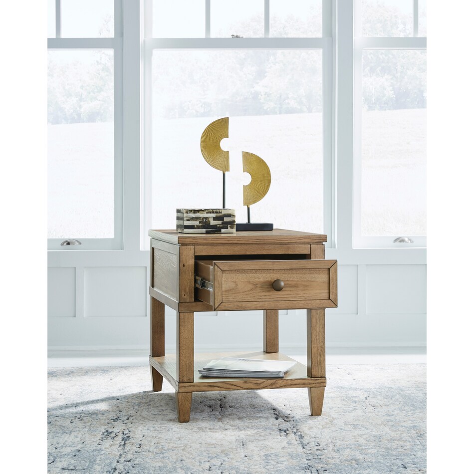 brown occasional tables all   