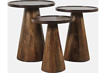  black occasional tables all   