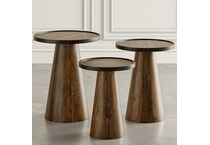  black occasional tables all   