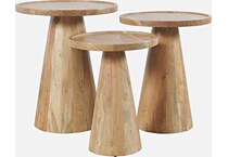  black occasional tables all   