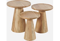  black occasional tables all   