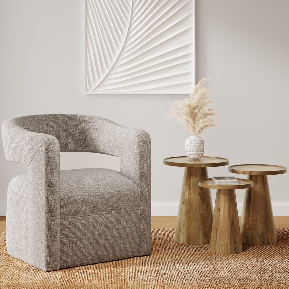  black occasional tables all   