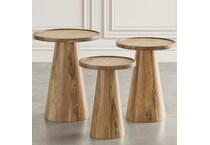 black occasional tables all   