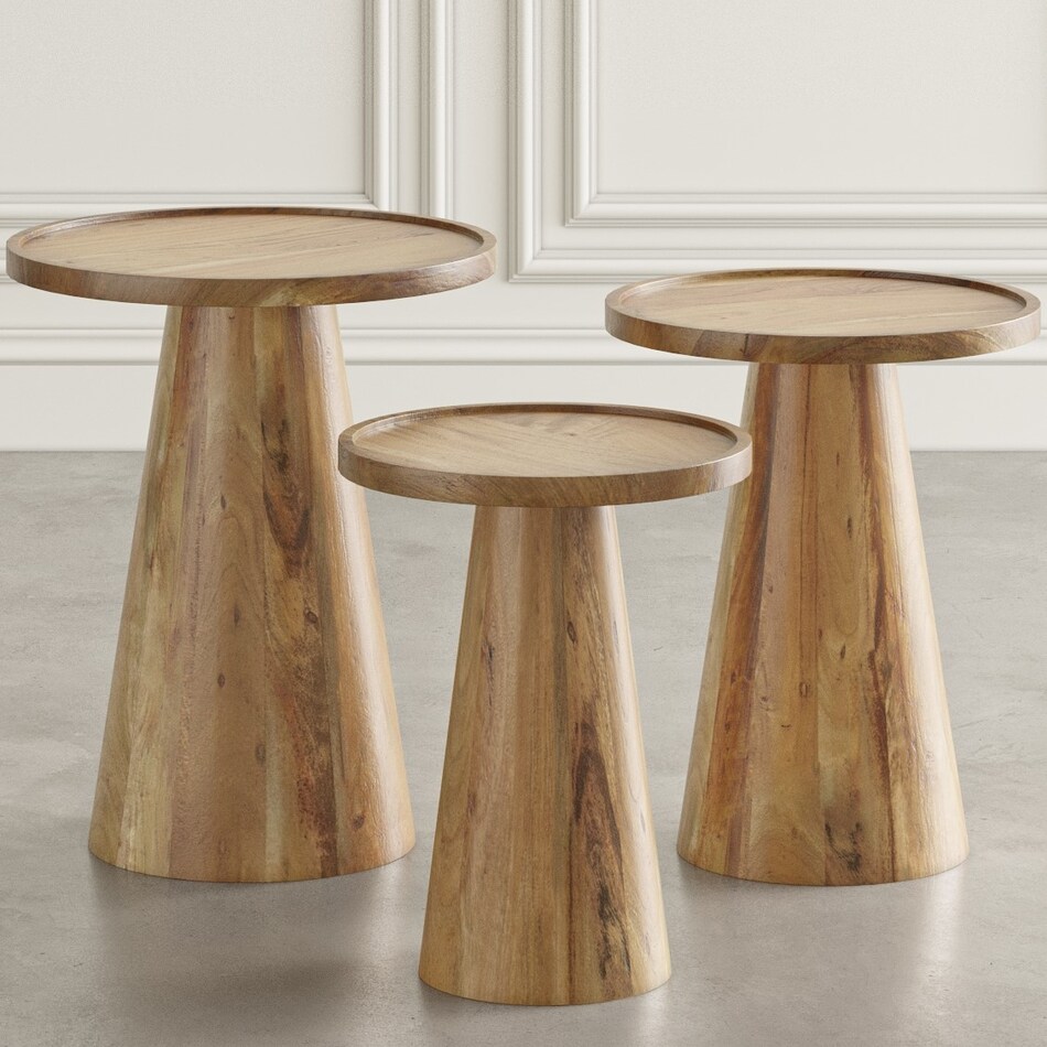  black occasional tables all   